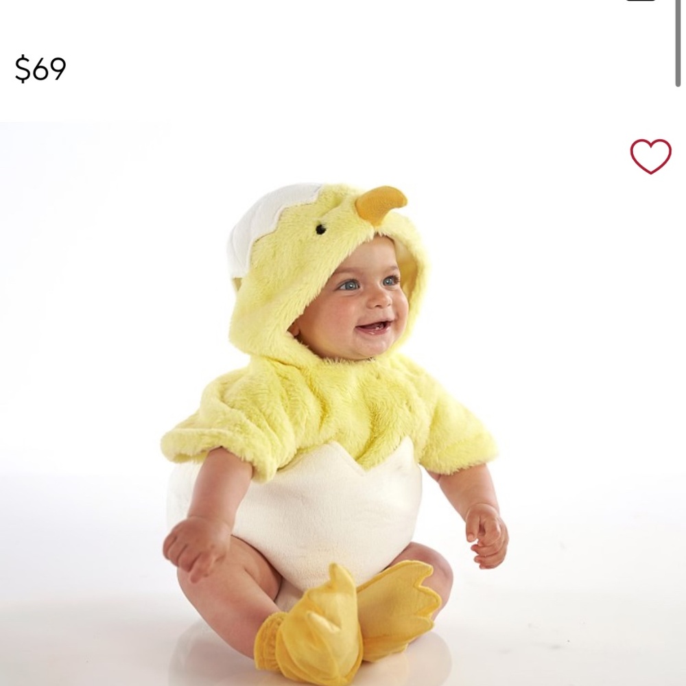 Pottery Barn Chick Egg costume | 6-12m
